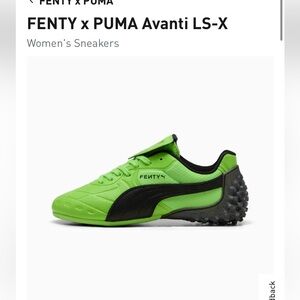Puma Fenty Kids Sneakers - Neon Green and Black